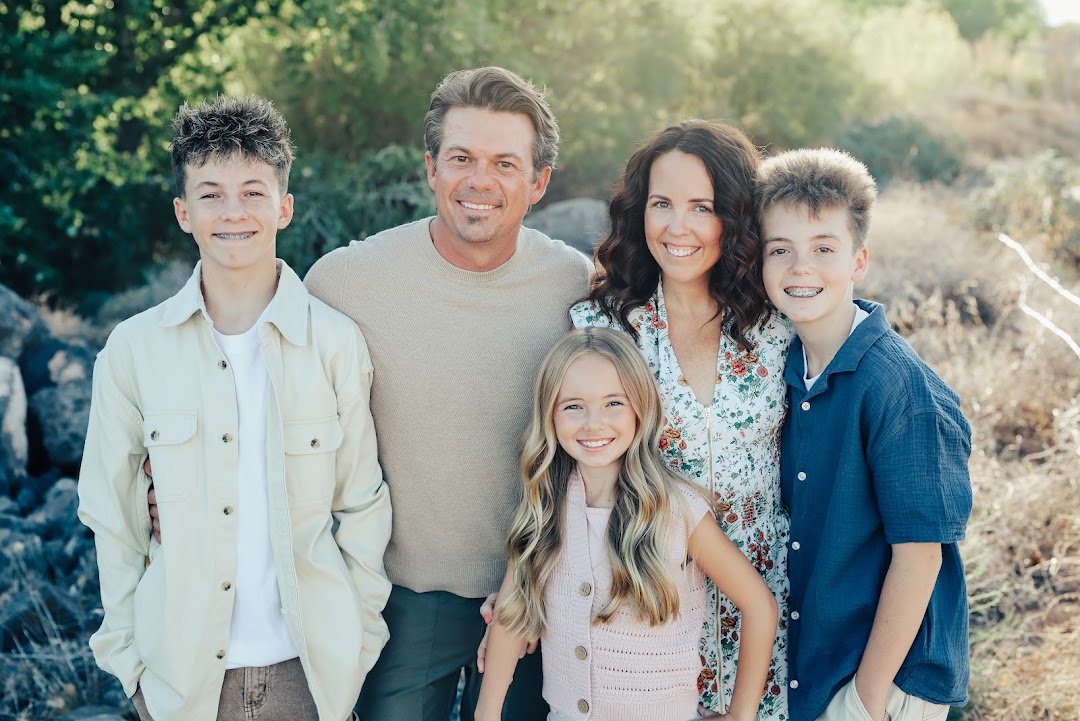 Kody and Stacie Rogers with their three children
